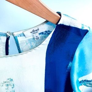 Wilfred Silk Pattern Top